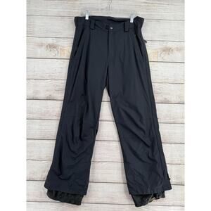 Obermeyer Nylon Ski Snowboard Pants Mens Medium Black Adjustable Waist